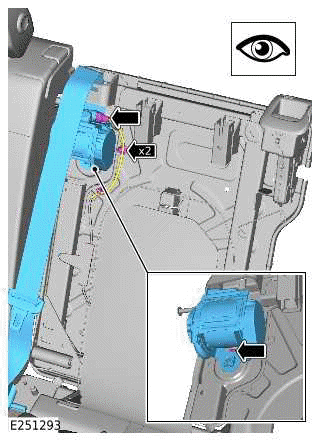 Second Row Center Seatbelt Retractor